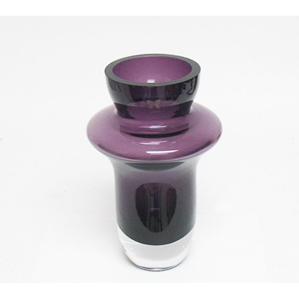 Vintage Rumba Vase Marquis By Waterford Purple / Amethyst Vase